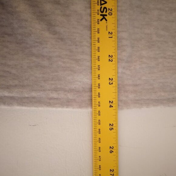 George Ladies Size Medium Light Grey Lightweight Fleece Sleep Top - Picture 7 of 7